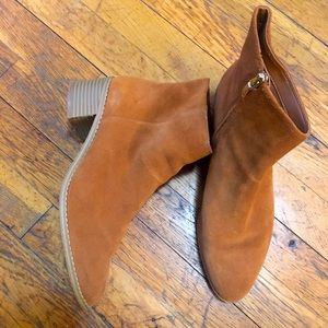 Clarks Honey brown suede ankle boots